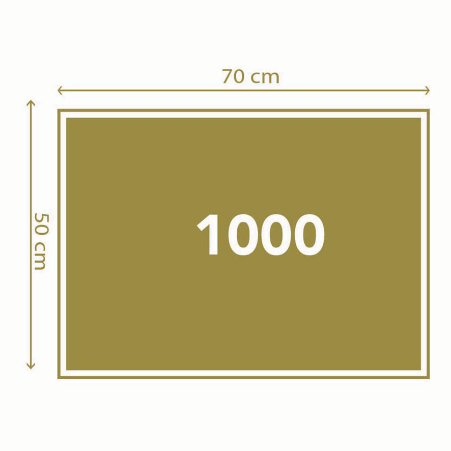 Clementoni legpuzzel tinten van santorini, 1000st.
