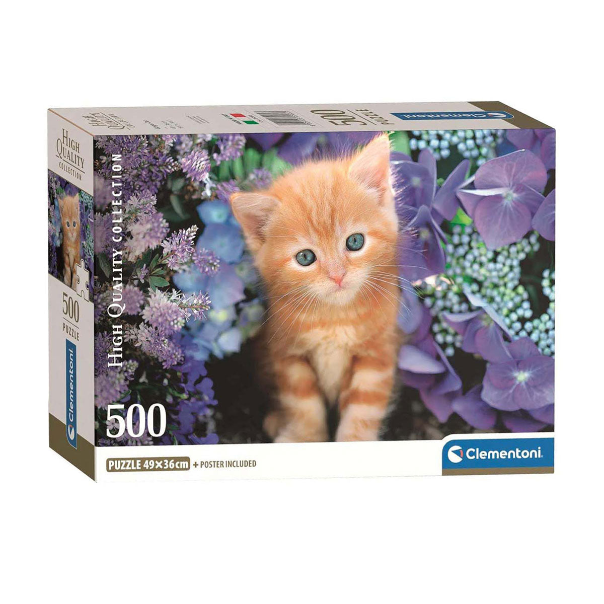 Clementoni Clemetoni legpuzzel ginger cat, 500st.