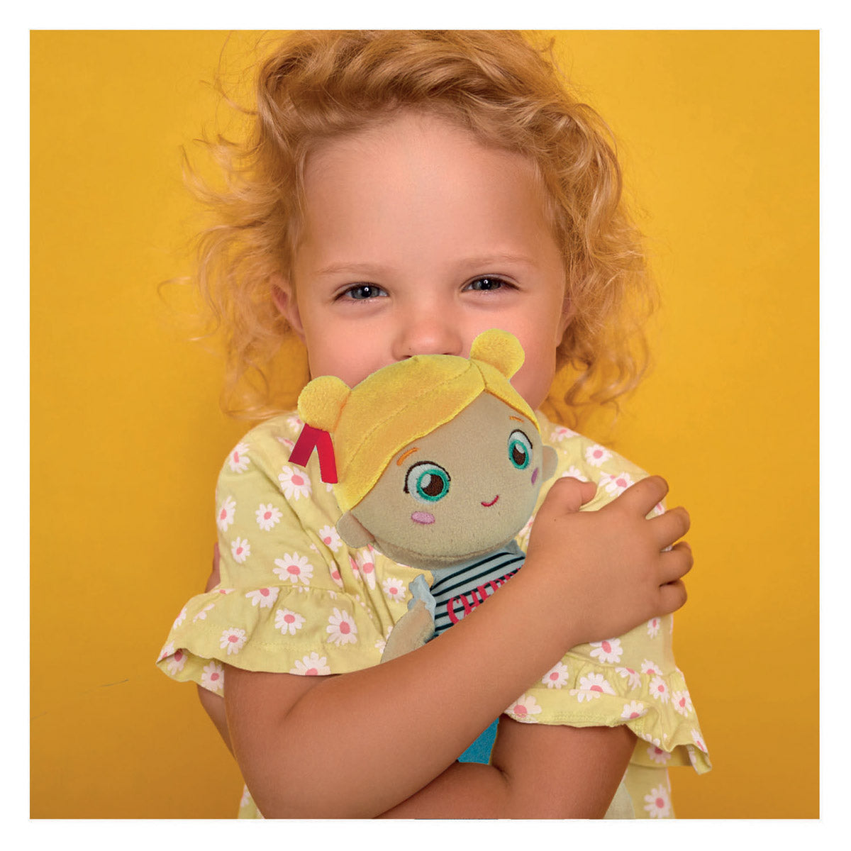 Clementoni baby zachte pluche pop cherry terry