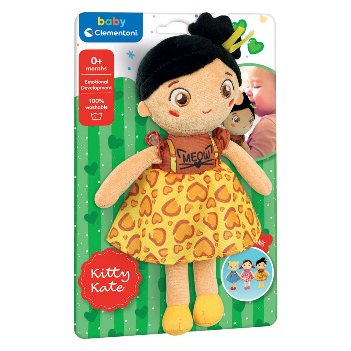 Clementoni baby zachte pluche pop kitty kate