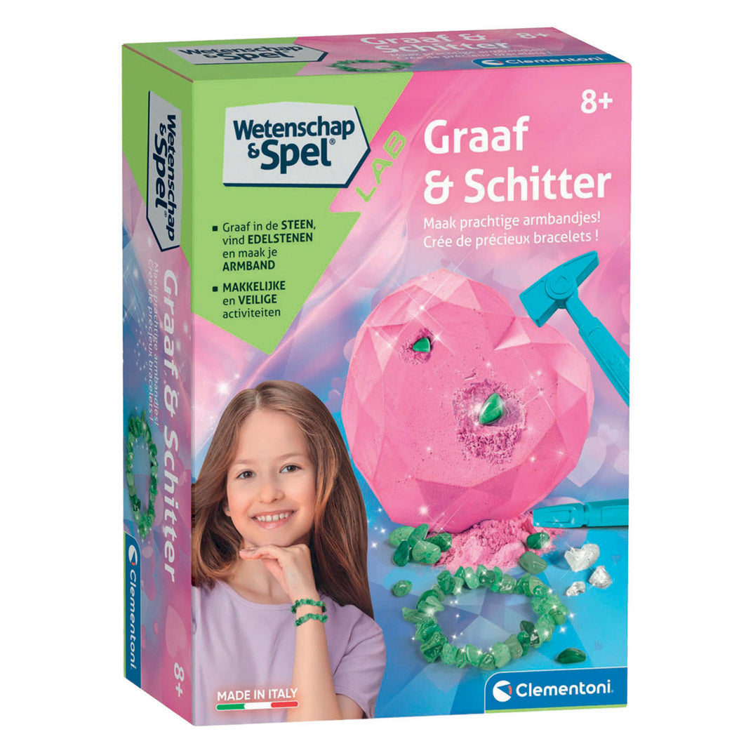 Clementoni wetenschap spel armbanden uitgraafset
