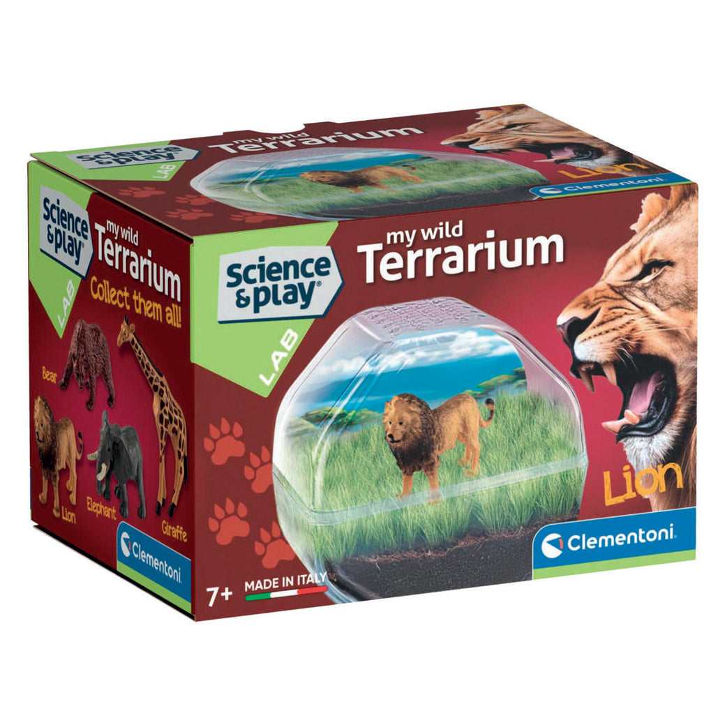 Clementoni wetenschap spel my wild terrarium - leeuw
