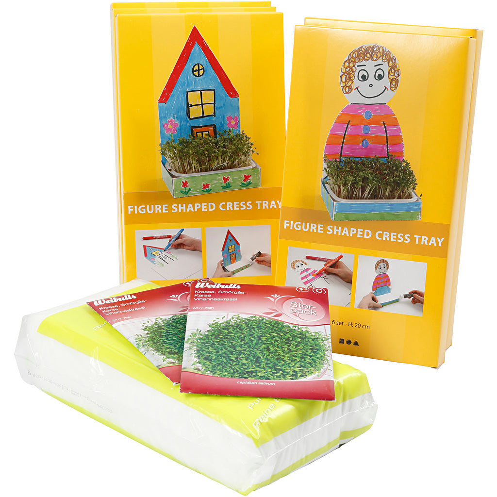 Creativ Company Https: www.cchobby.nl waterkersbakje-met-figuur-h-20-cm-wit-30-set-1-doos