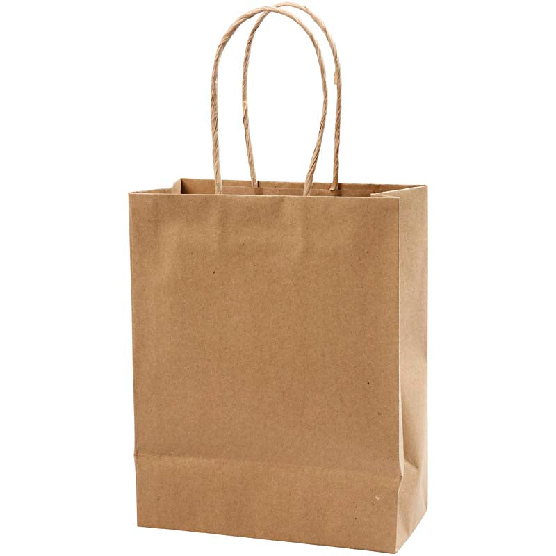 Creativ Company Https: www.cchobby.nl papieren-zakken-h-23-cm-b-18x9-cm-125-gr-bruin-10-stuk-1-doos