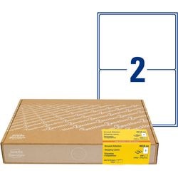 Verzend etiketten Avery Zweckform 143.5 x 199.6 mm Wit
