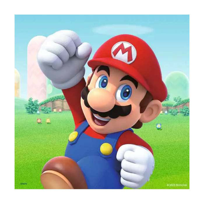Ravensburger super mario puzzel, 3x49st.