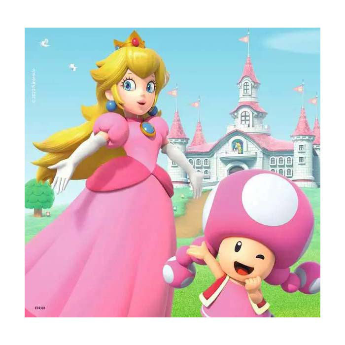 Ravensburger super mario puzzel, 3x49st.
