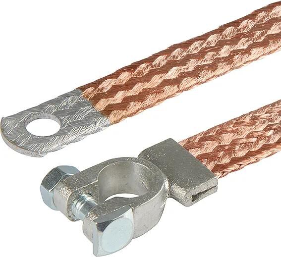 HERTH+BUSS masseband batt.ground straps 500mm2 m.terminal block