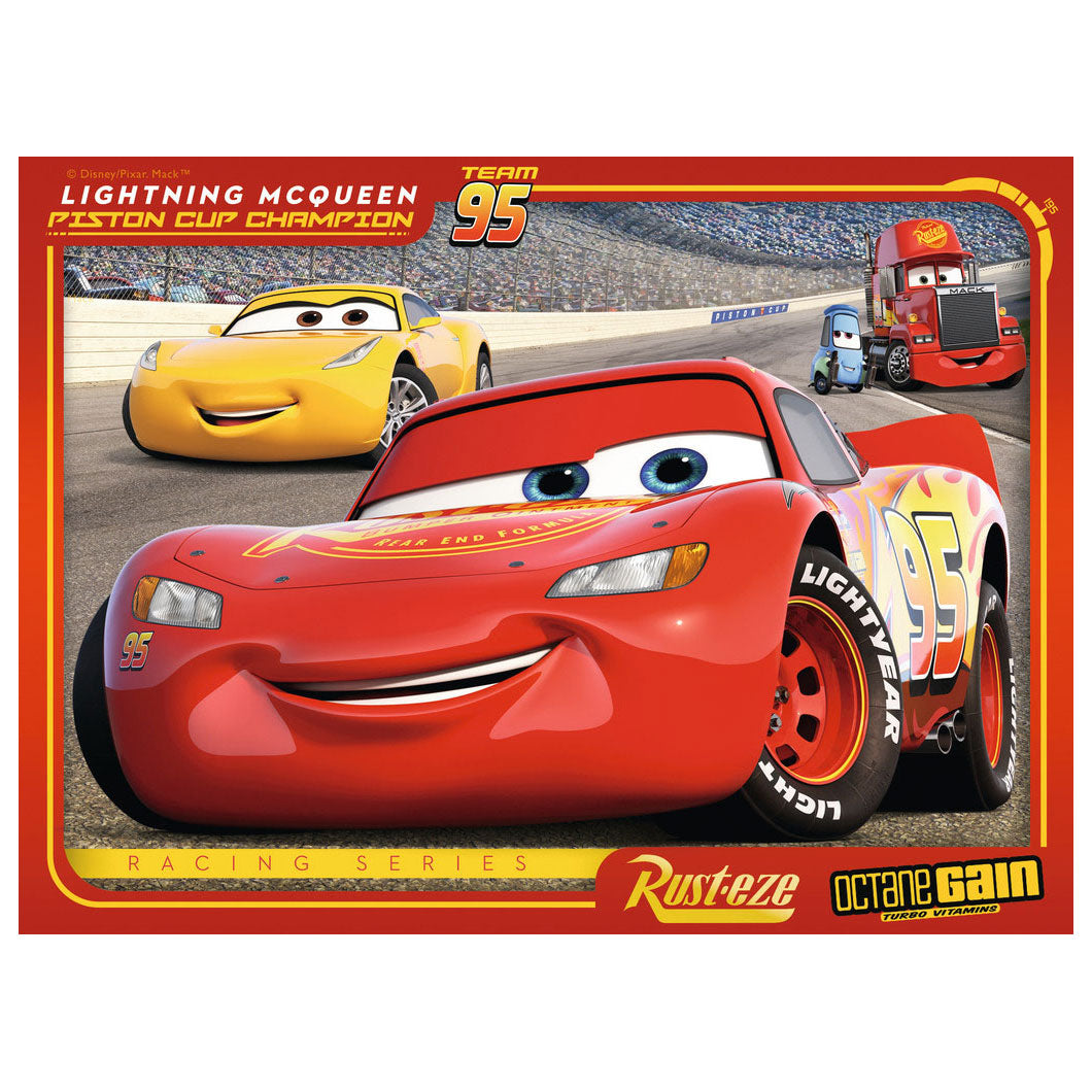 Ravensburger Puzzel disney cars 3 let's race! - 12+16+20+24 stukjes