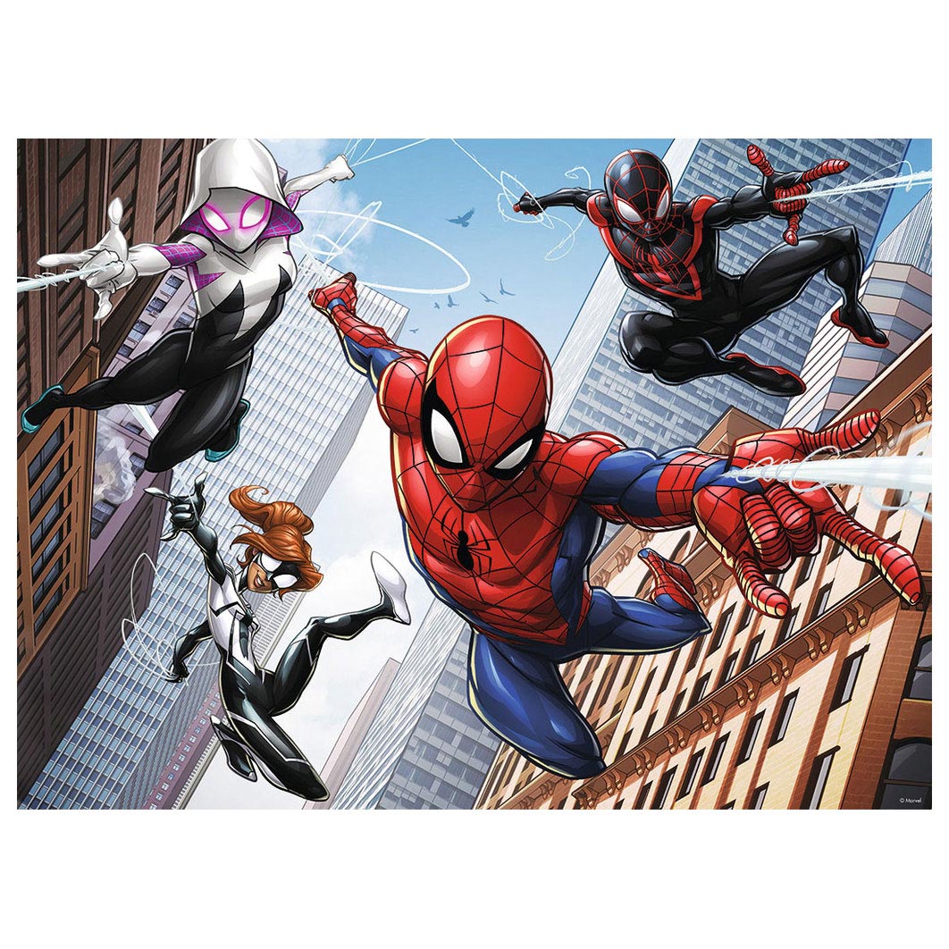 Ravensburger spiderman - de kracht van de spin, 200st. xxl