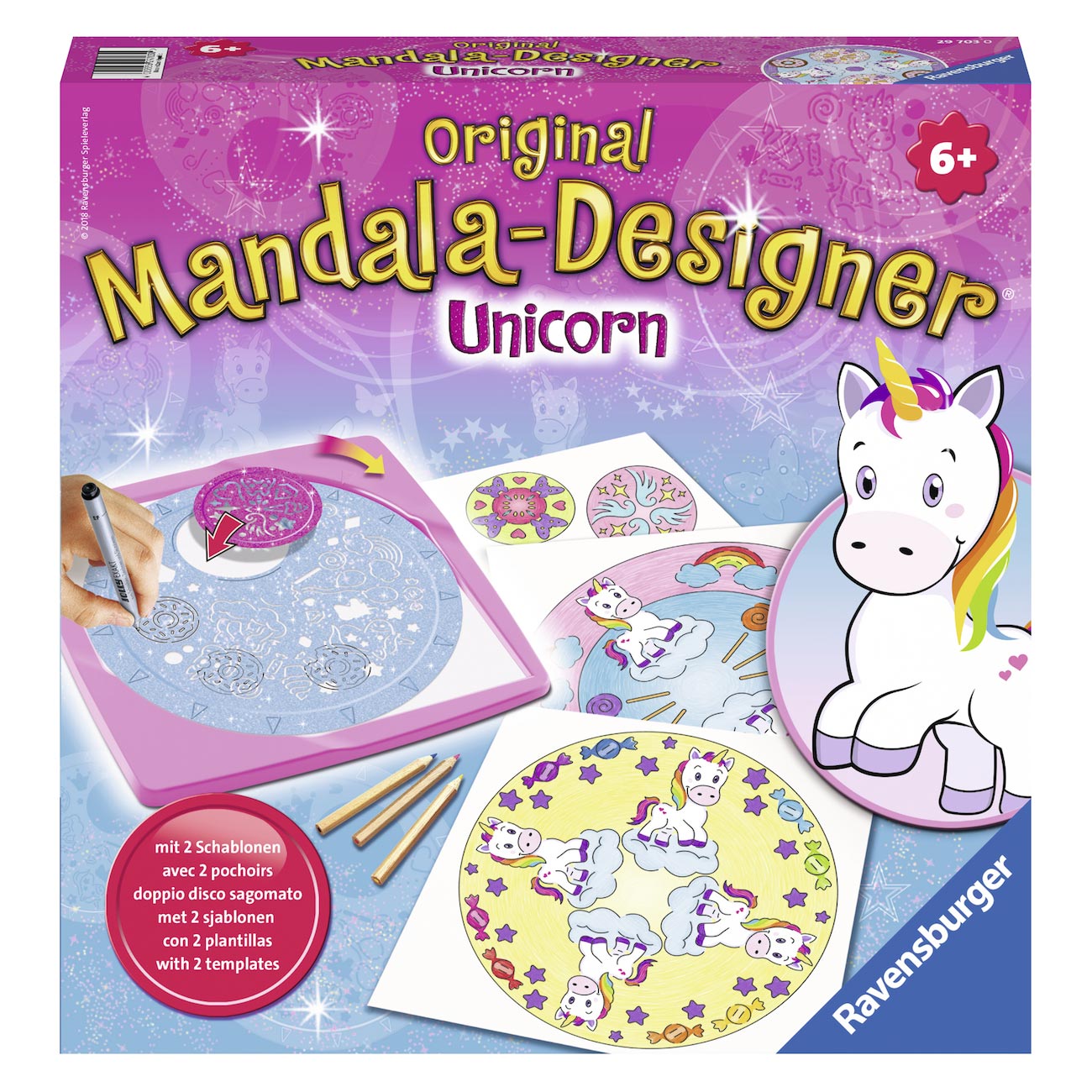 Mandala-Designer Ravensburger 2in1 - eenhoorn