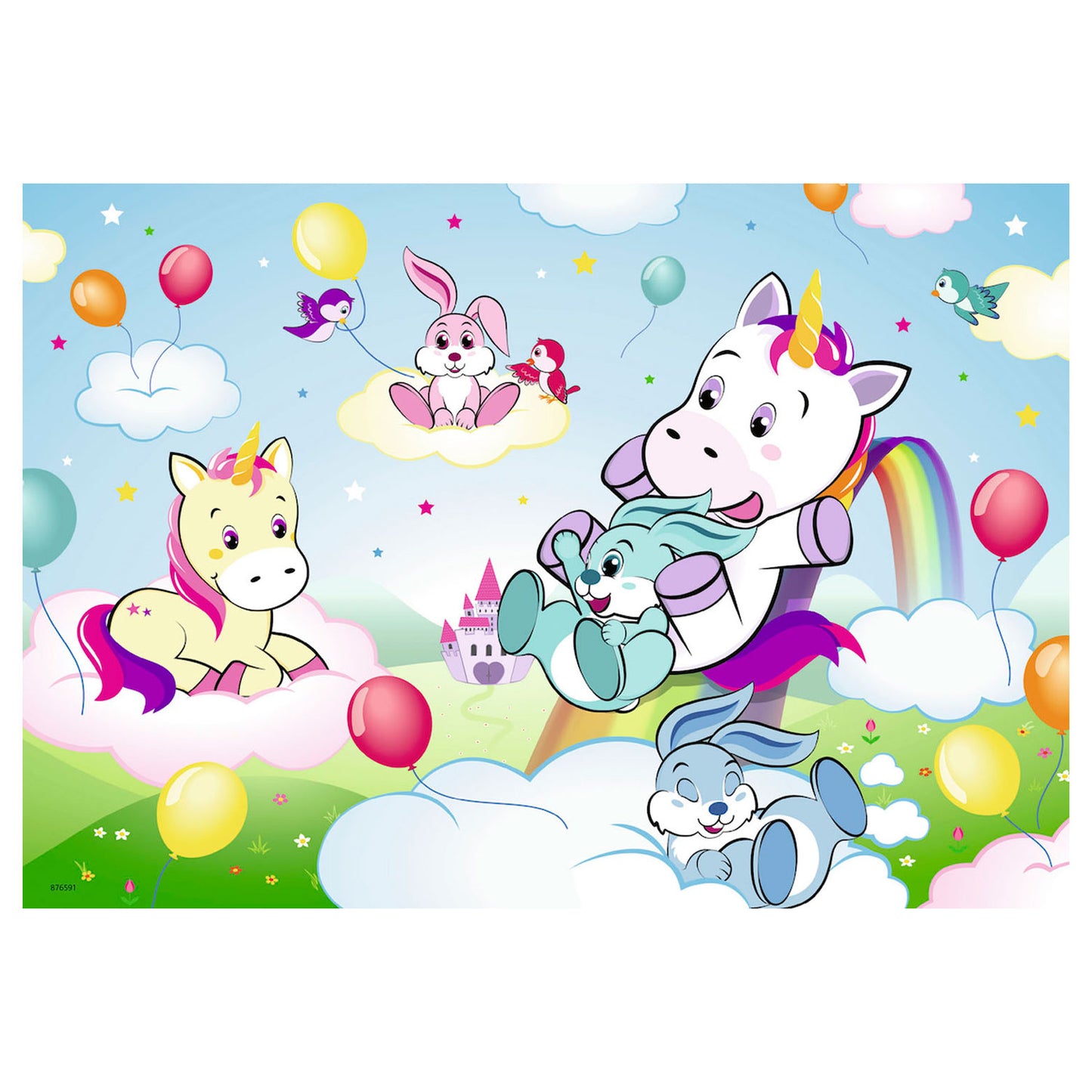 Ravensburger sprookjesachtige eenhoorn puzzel, 2x24st.