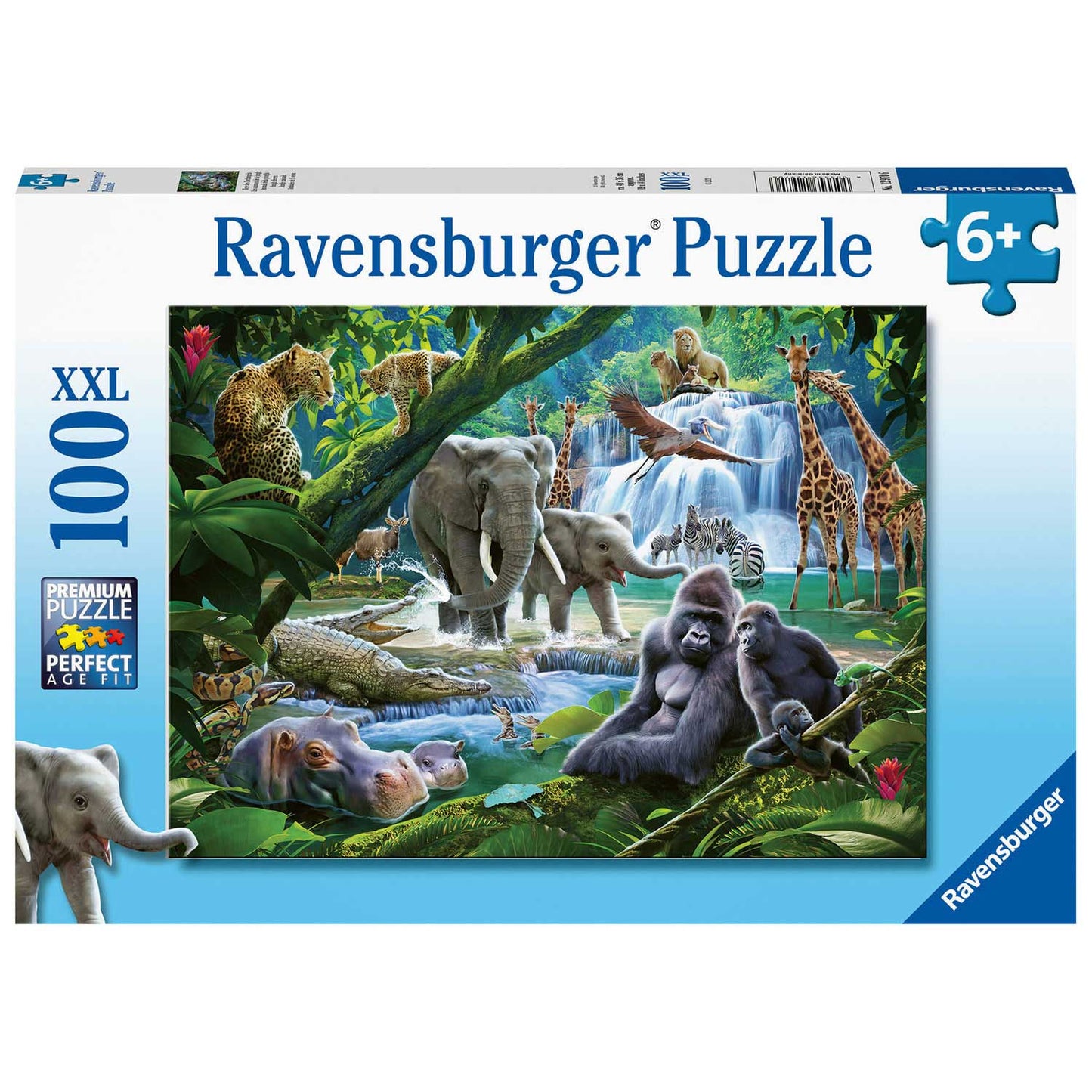 Ravensburger jungle dieren, 100st. xxl