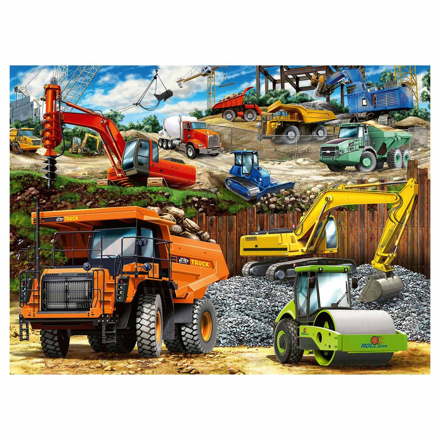 Ravensburger bouwvoertuigen, 100st. xxl