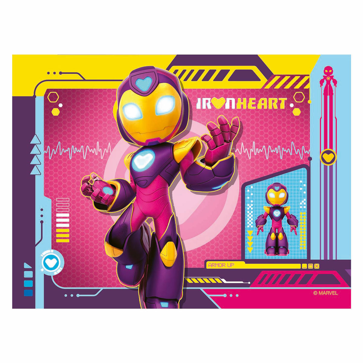 Ravensburger legpuzzel iron man en zijn fantastische vriendjes - 4 puzzels