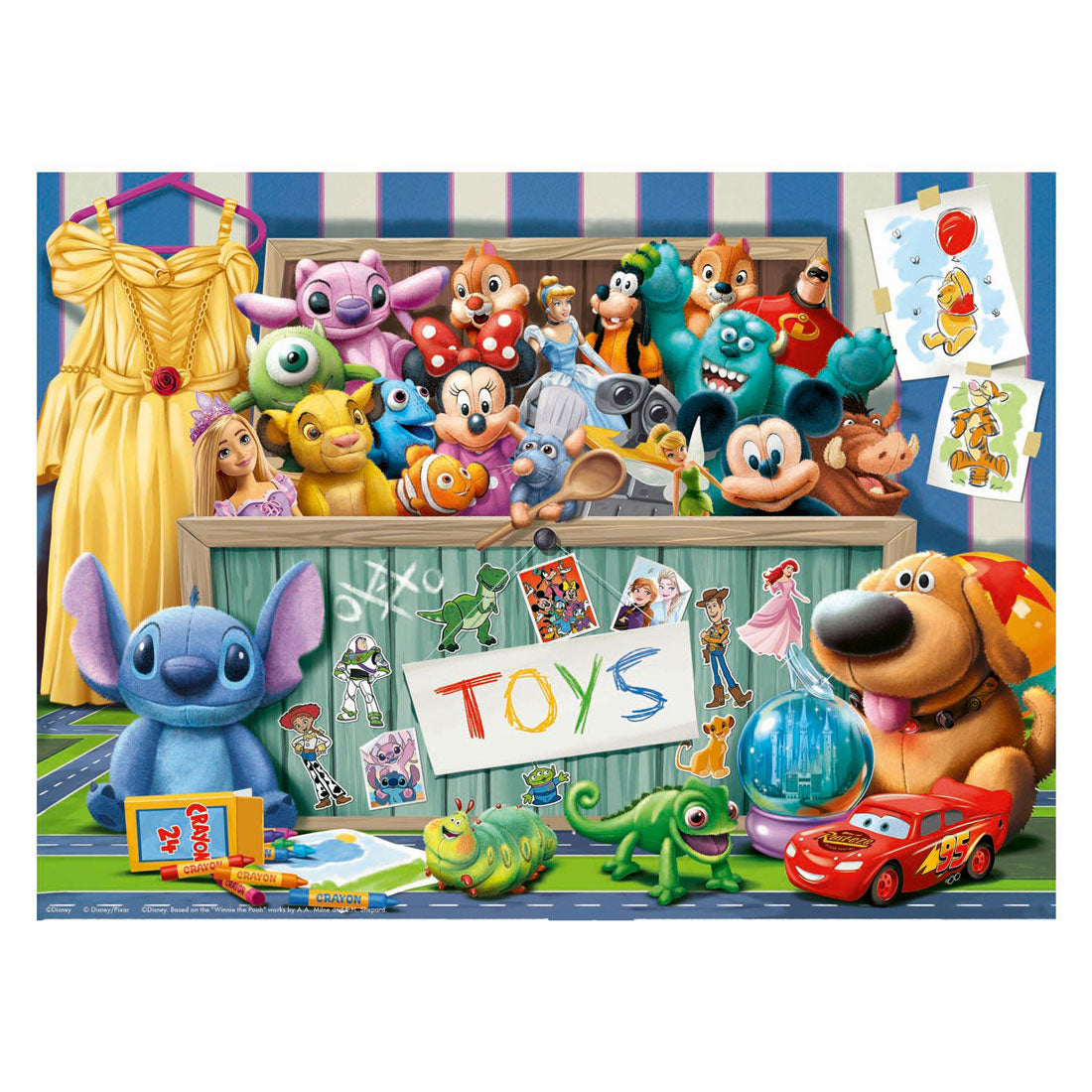 Ravensburger legpuzzel disney pixar - 100st. xxl