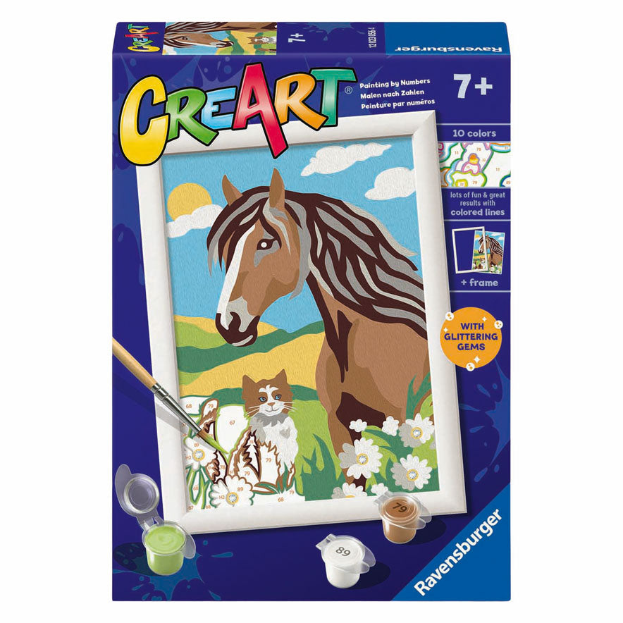 Ravensburger creart paard en poesje