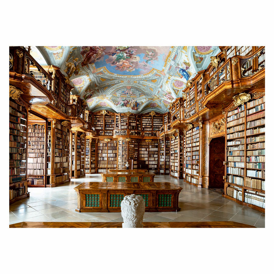 Ravensburger St. florian monastary oostenrijk public library puzzel (1000 stukjes)