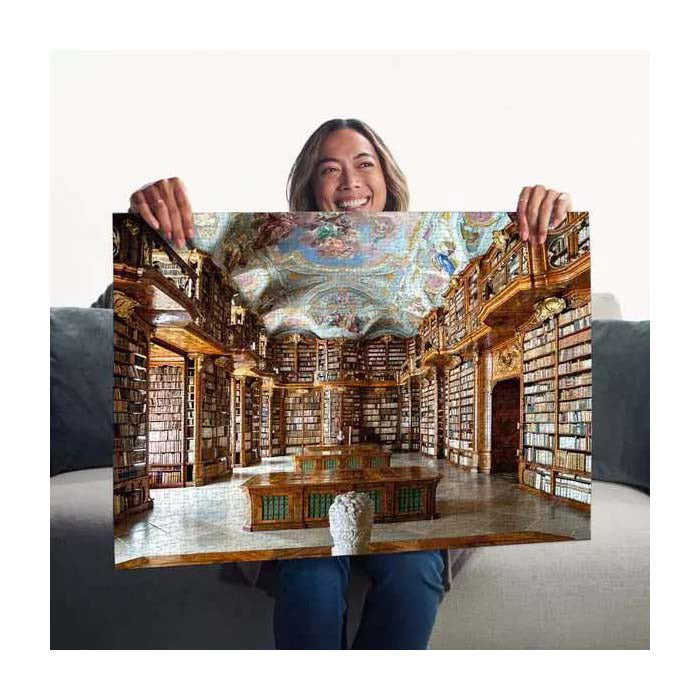Ravensburger St. florian monastary oostenrijk public library puzzel (1000 stukjes)