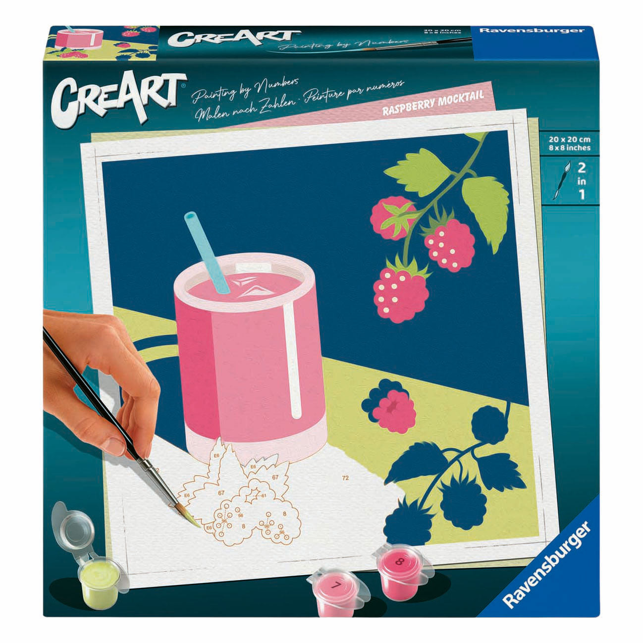 Ravensburger creart schilderen op nummer - framboos