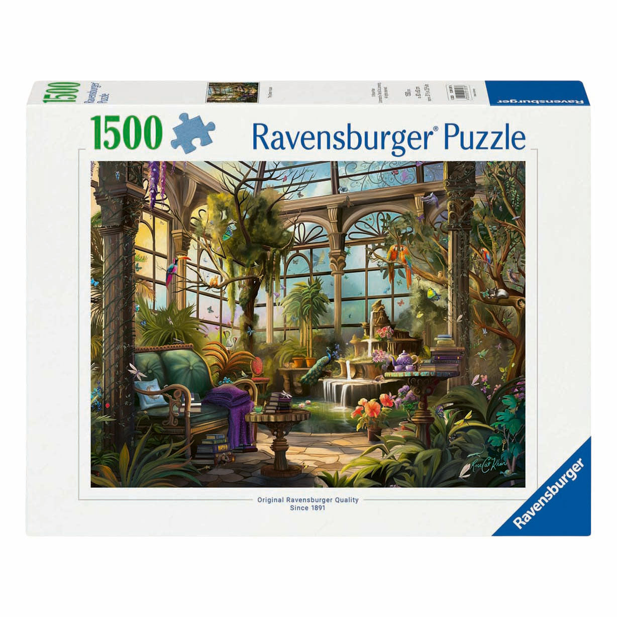 Ravensburger legpuzzel de kas - 1500st.