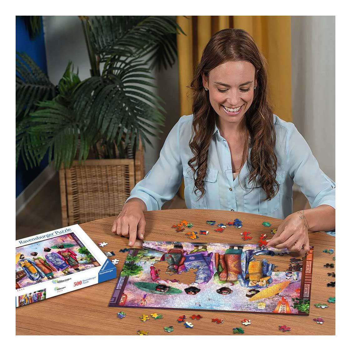 Ravensburger legpuzzel blossom walk - 500st.