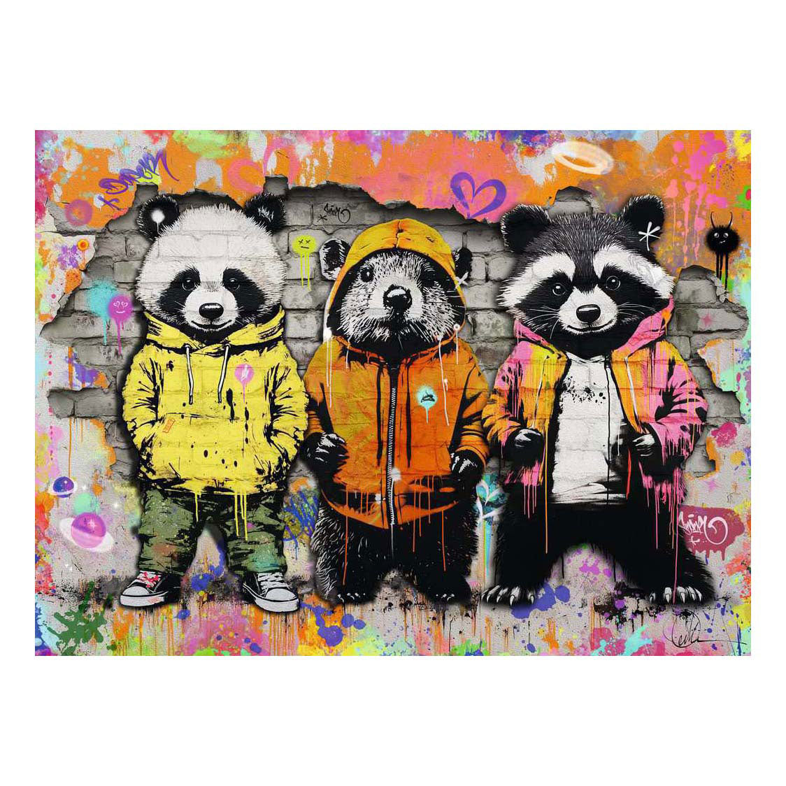 Ravensburger legpuzzel furry friends - 500st.