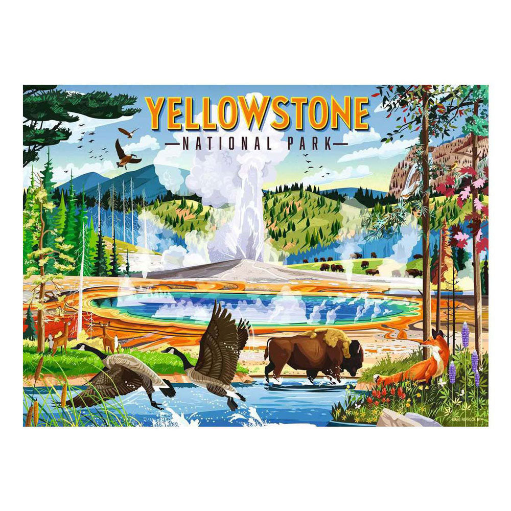 Ravensburger legpuzzel yellowstone national park - 500st.