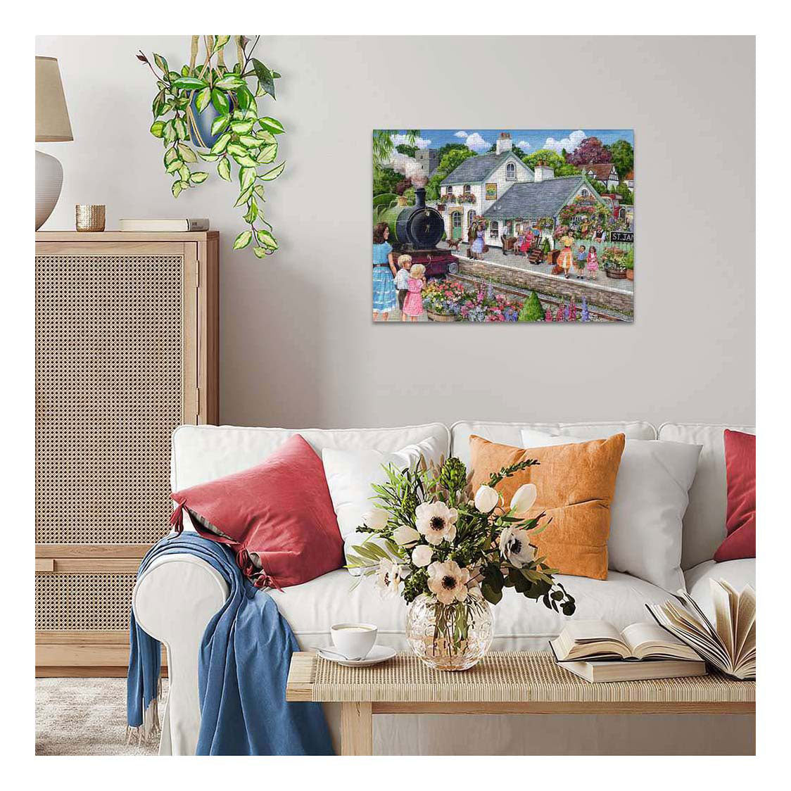 Ravensburger legpuzzel whistle stop cottage - 1000st.
