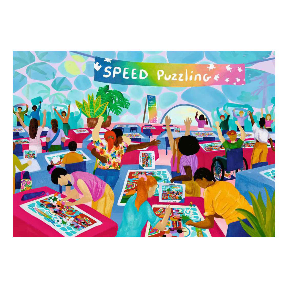 Ravensburger legpuzzel speed puzzling - 1000st.