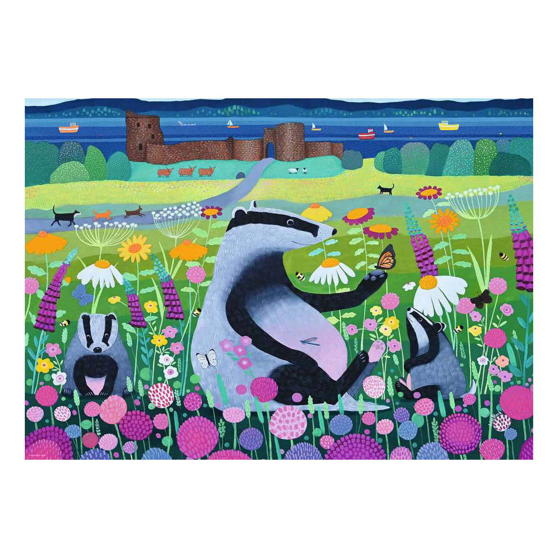Ravensburger legpuzzel meadow mischief - 1000st.