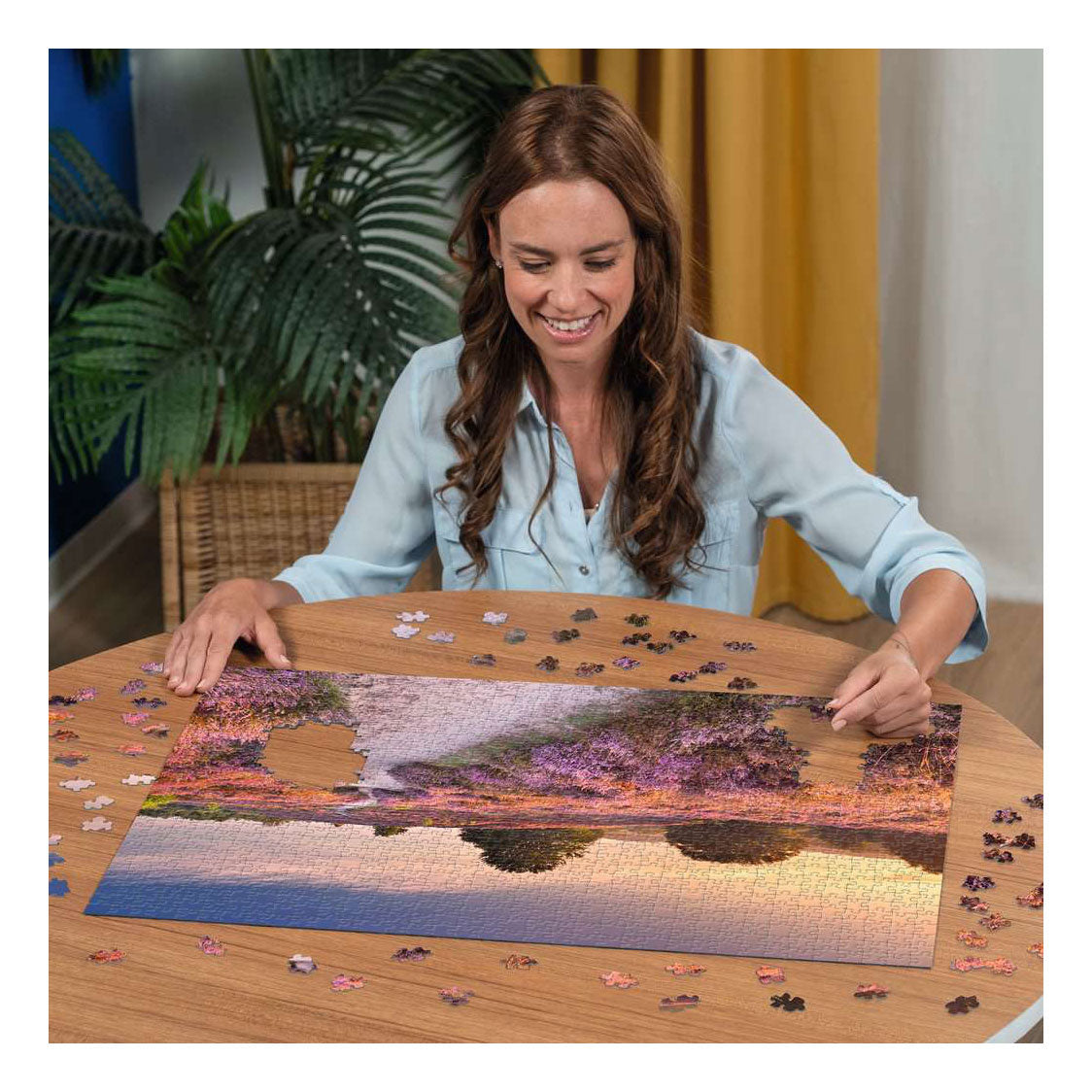 Ravensburger legpuzzel pink pathway - 1000st.