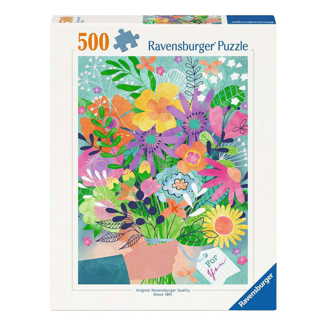 Ravensburger legpuzzel flowers for you - 500st.