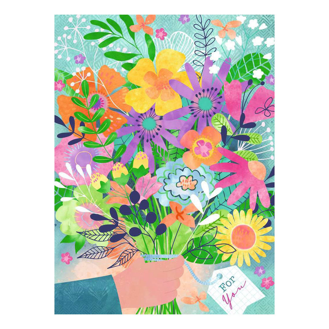 Ravensburger legpuzzel flowers for you - 500st.