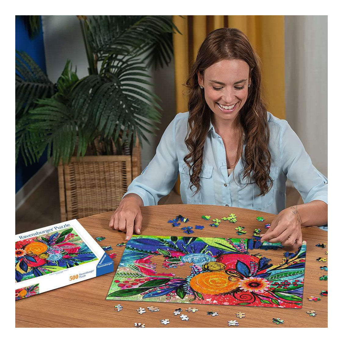 Ravensburger legpuzzel color burst - 500st.