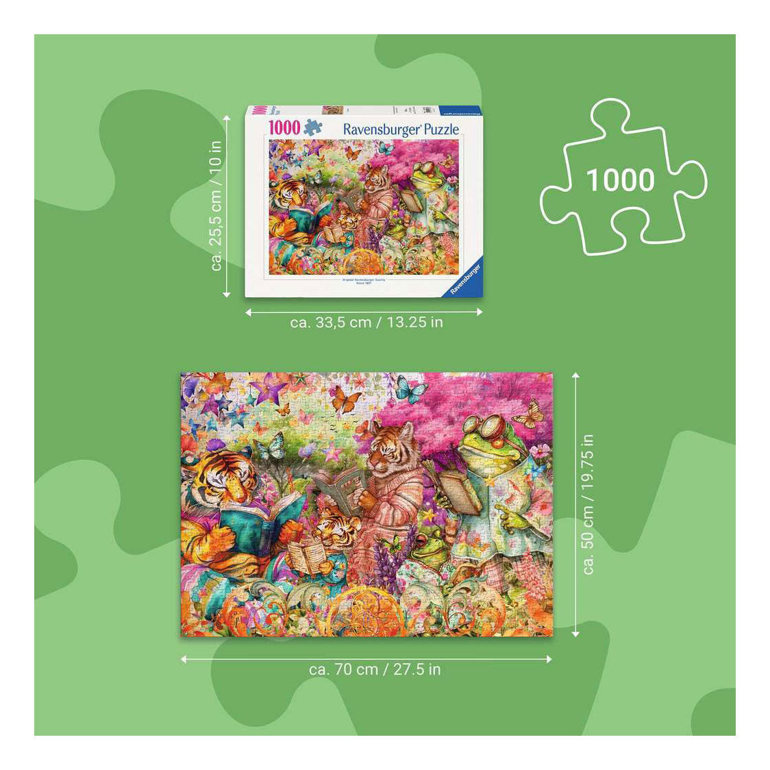 Ravensburger legpuzzel book club - 1000st.