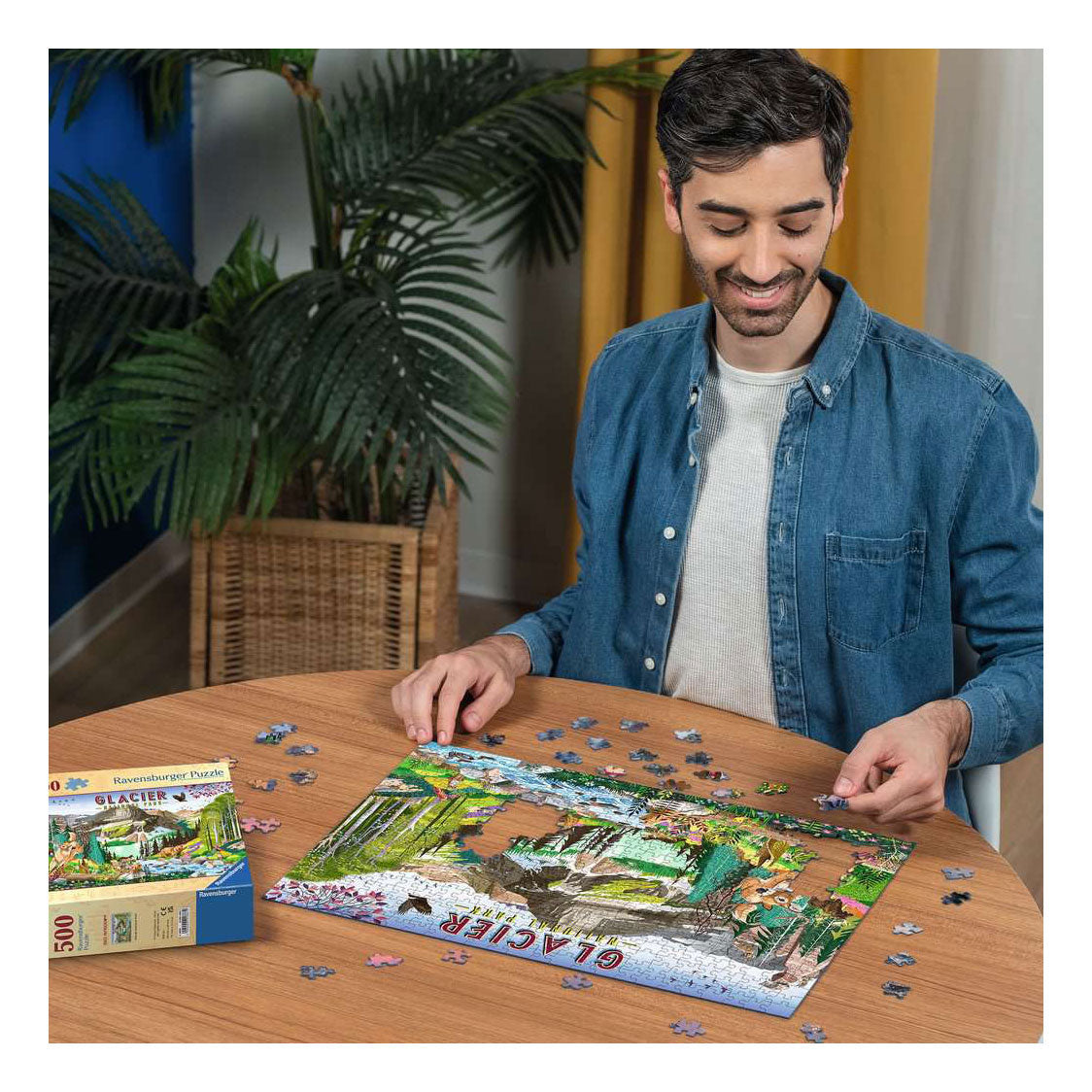 Ravensburger legpuzzel glacier national park - 500st.
