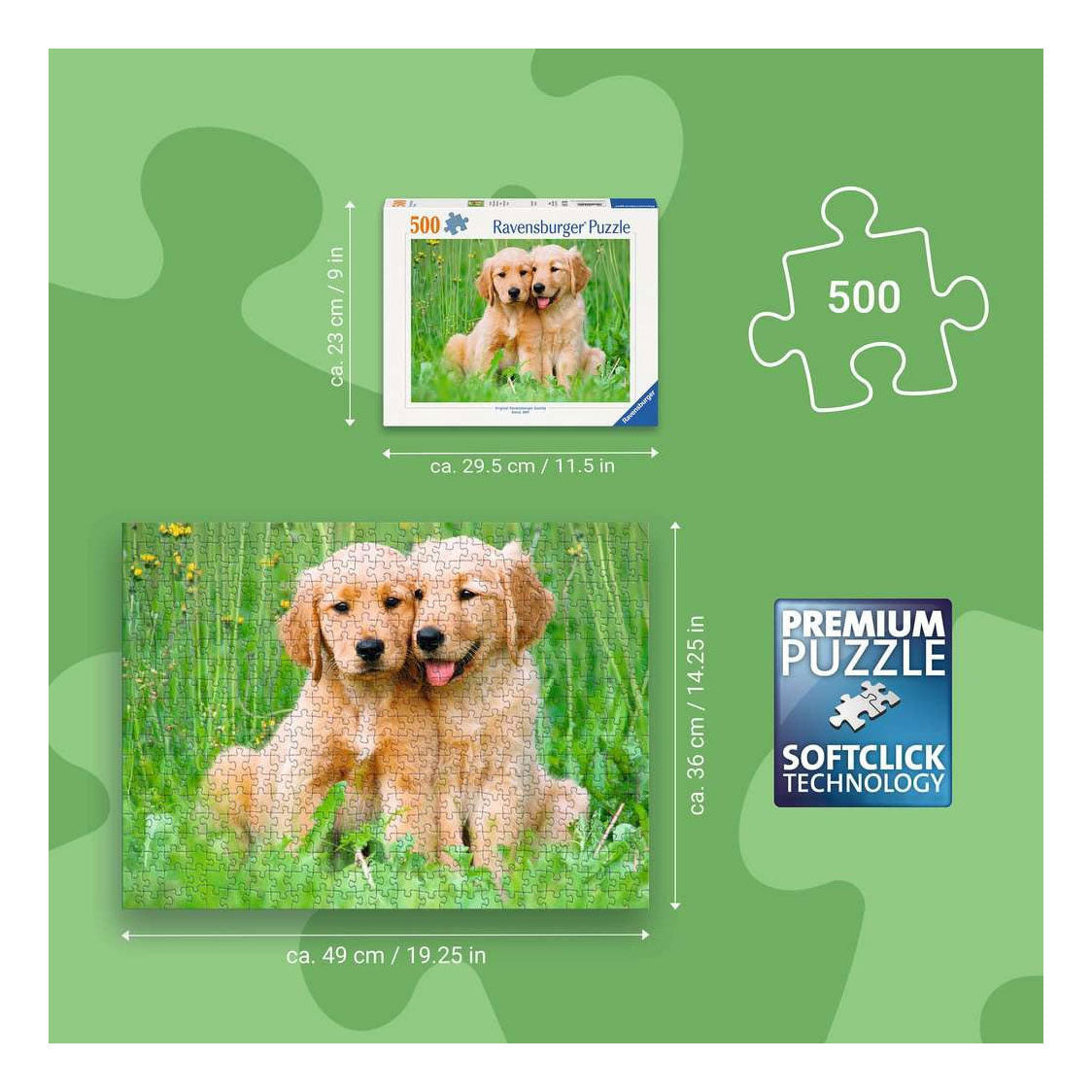 Ravensburger puzzel golden retriever