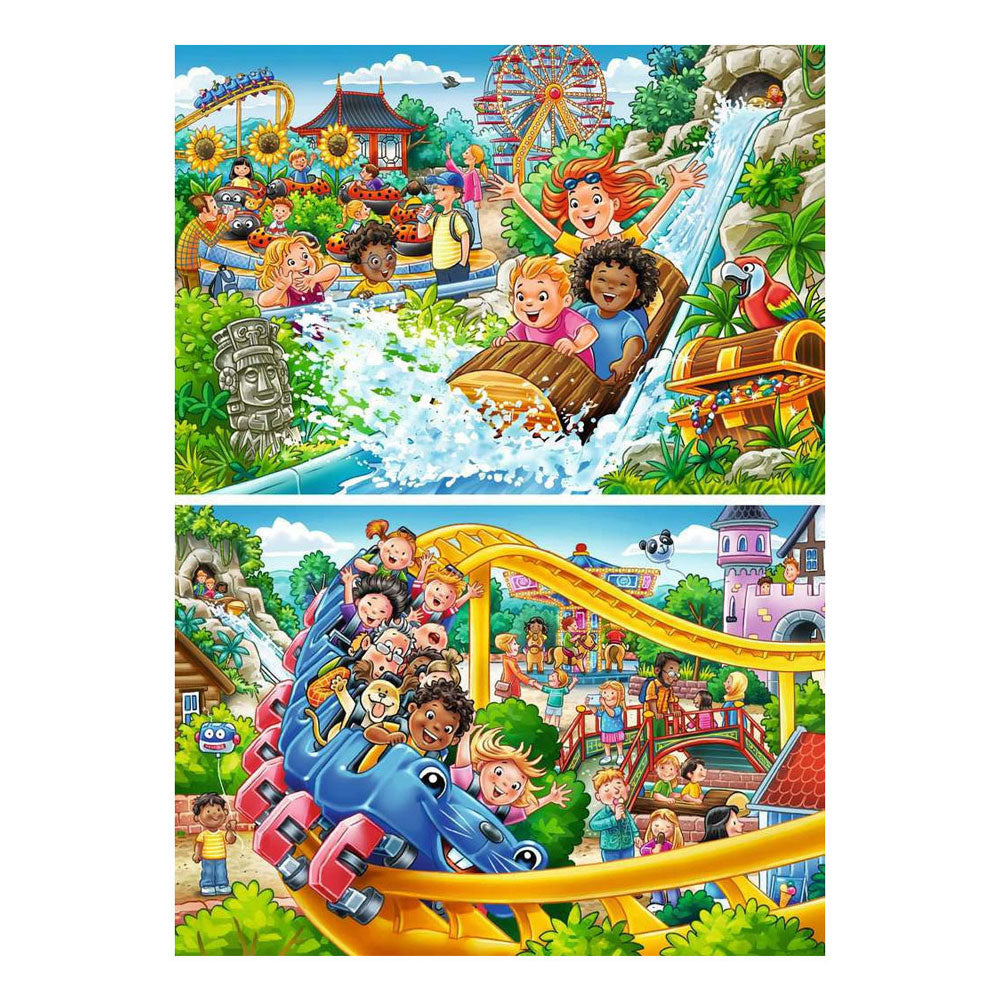Ravensburger legpuzzel amusement park - 2x24st.