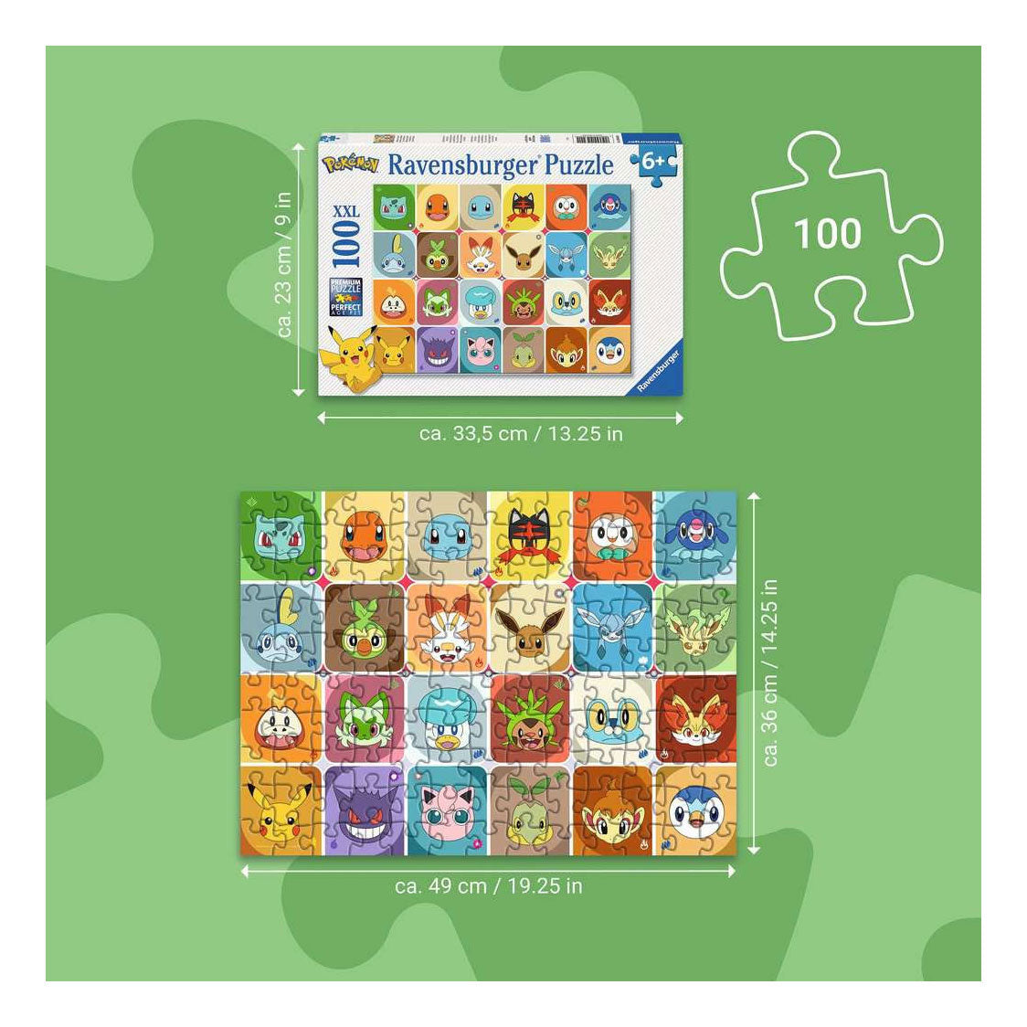 Ravensburger puzzel pokémon 100pcs