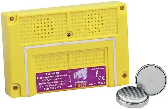 STOP GO marderabwehrgerät 4b batterie protection against marten m.2 loudspeakers