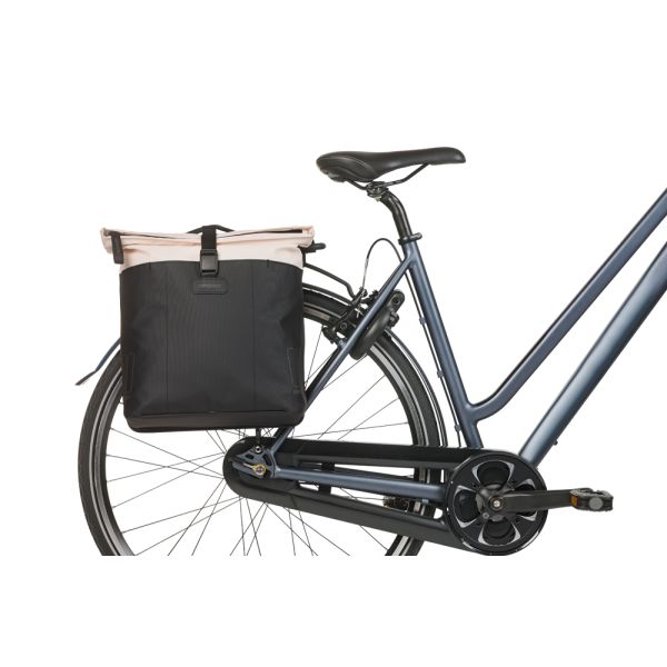 Basil B.V. Tas basil vive dubbel wit zwart | mik | 35l