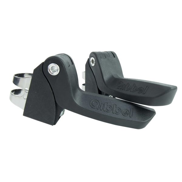 Qibbel Voetsteunen junior 6+ (2 stuks) - zwart