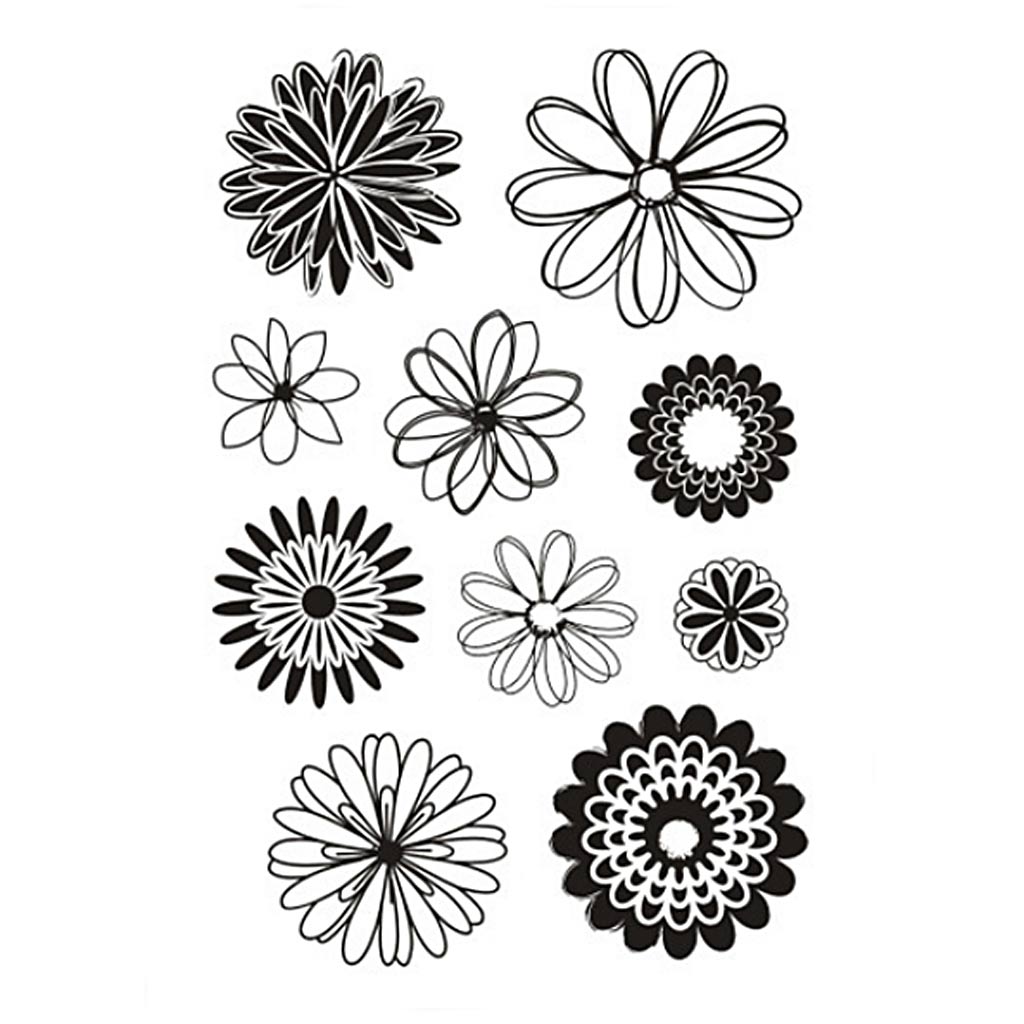 Creativ Company Https: www.cchobby.nl silicone-stempels-bloemen-vel-11x15-5-cm-1-vel