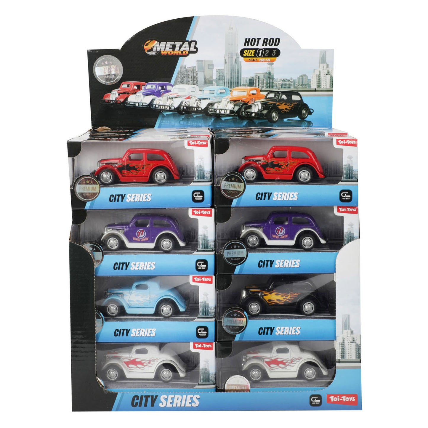 MetalWorld pull back hot rod auto