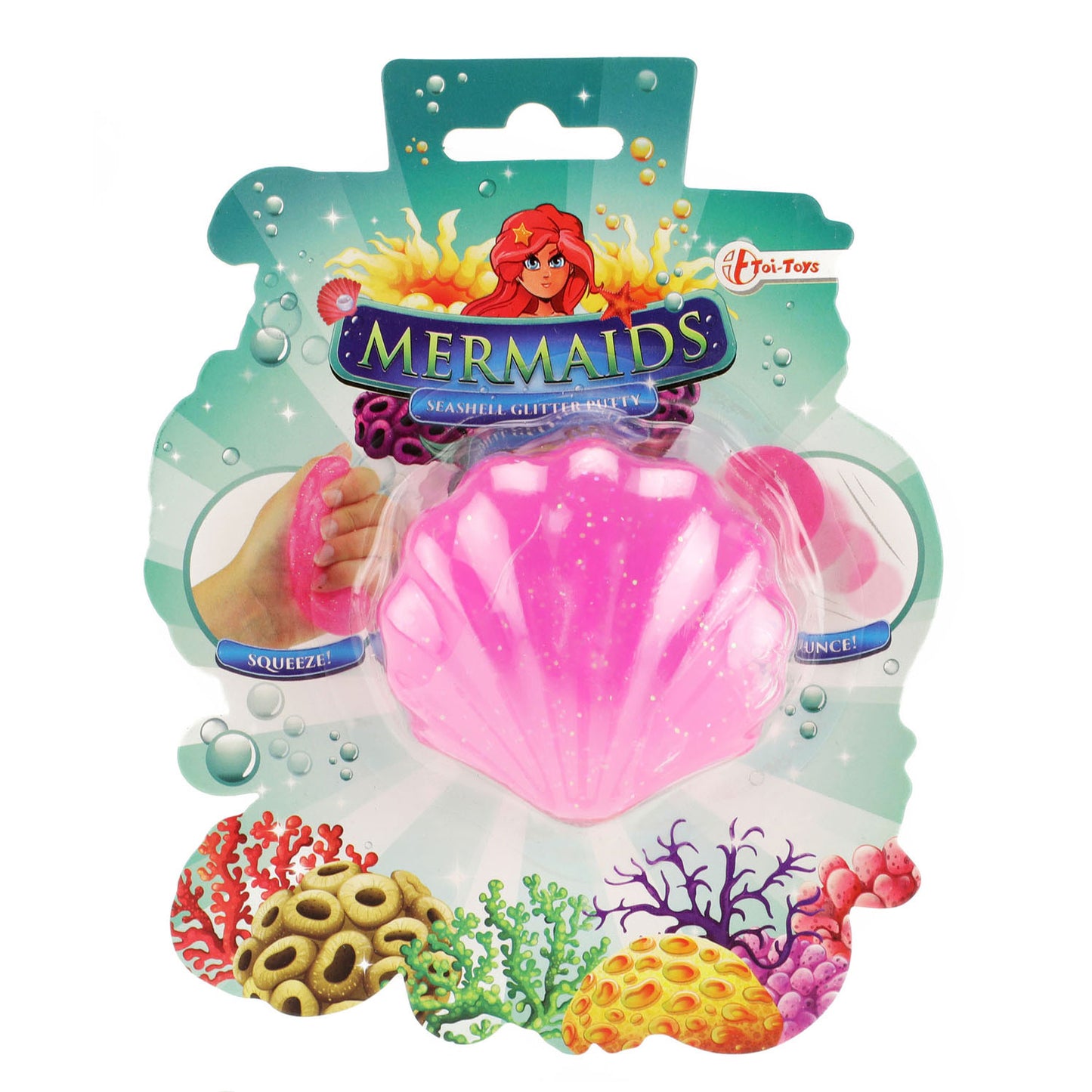 Toi-Toys Anti stress stuiter schelp