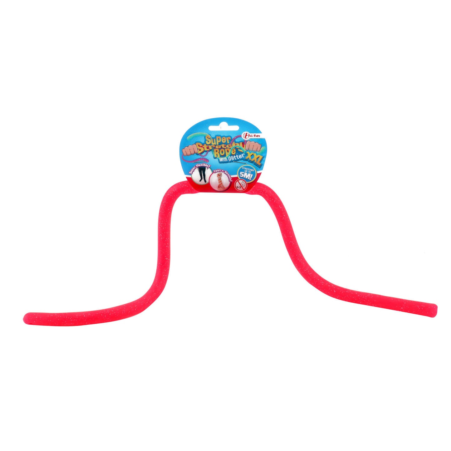 Toi-Toys Toi toys super rekbaar touw glitter 50cm