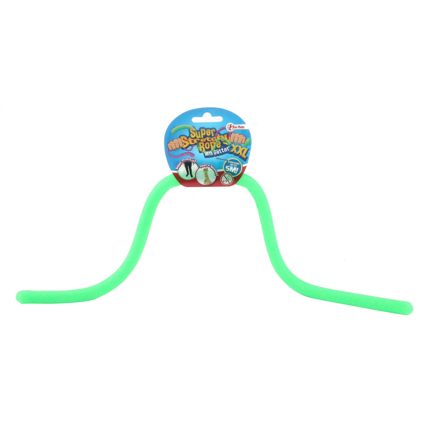 Toi-Toys Toi toys super rekbaar touw glitter 50cm