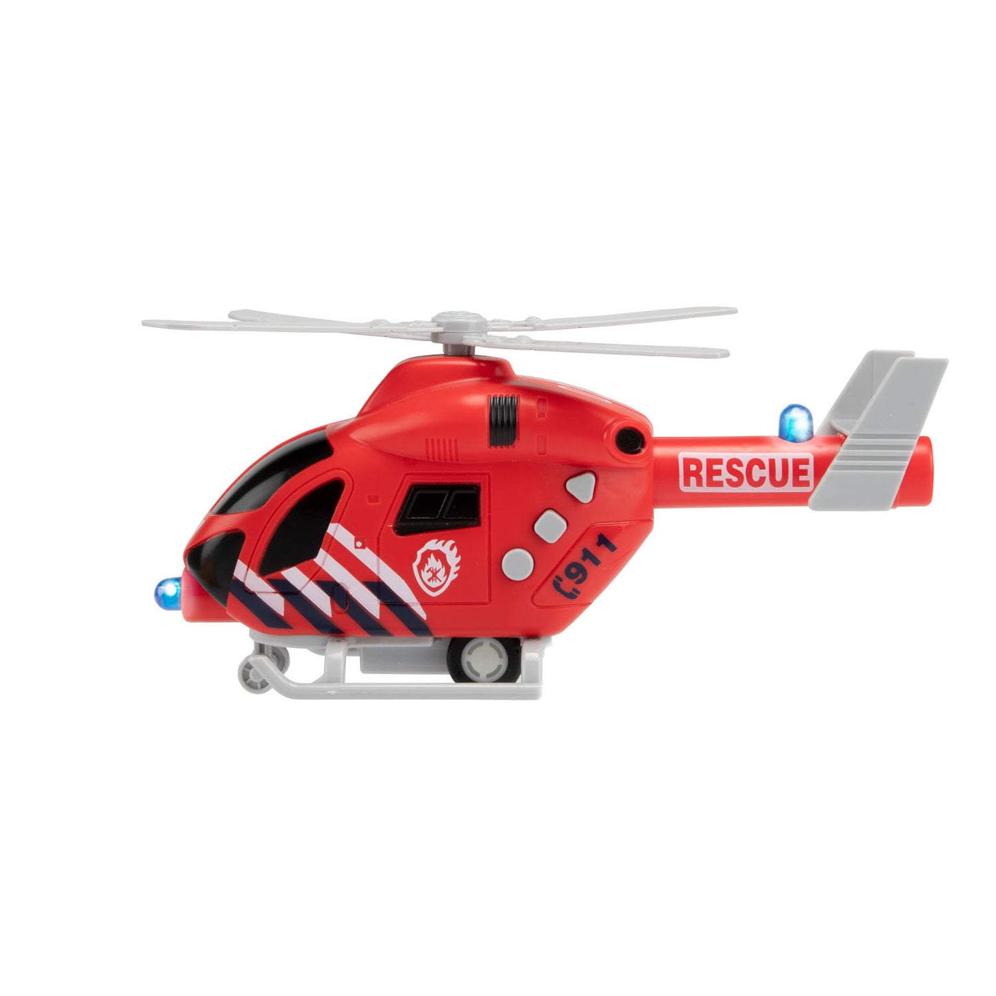 Toi-Toys Vehicool brandweer helikopter met licht en geluid