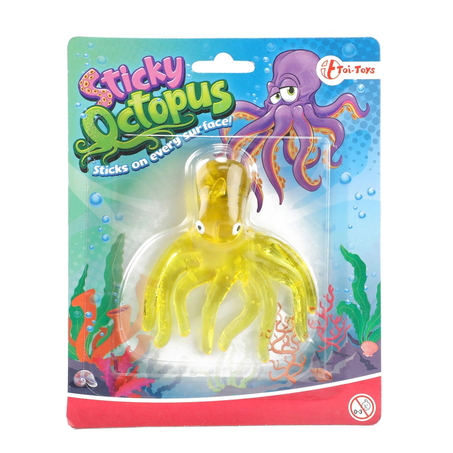 Toi-Toys Raamkruiper sticky octopus